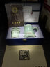 金镶玉 陈文德老师手工制作仿宋汝窑茶杯可养开片陶瓷办公杯茶水分离杯 陈文德汝窑冰片莲花四件杯 实拍图