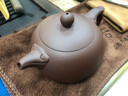 倒把西施 宜兴西施壶紫砂壶套装纯手工茶壶茶具 原矿底槽清如意西施壶 如意套装（1壶4杯） 实拍图