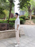 NODE SPORTS品牌联名男士休闲裤春夏新款裤子男宽松舒适阔腿裤休闲百搭长裤 黑色B【直筒】 XL 实拍图