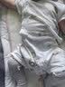 Aengbay昂贝 婴儿连体衣夏装宝宝衣服短袖幼儿纯棉薄款哈衣新生儿睡衣 甜豆小熊 66cm 实拍图