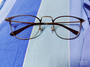 CHASM近视眼镜男痞帅型男大脸钛材眼镜框架女配防蓝光变色高度近视散光 黑金百搭款 0度平光防蓝光护目镜 实拍图