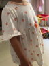 戴维贝拉（DAVE＆BELLA）女童套装薄款洋气宝宝衣服休闲儿童短袖t恤短裤两件套夏季童装 桔子印花 100cm（建议身高90-100cm） 晒单实拍图