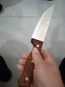 耐力德（NAILIDE）剔骨剔肉割肉刀尖刀剥皮刀鱼片刀手工锻打放血刀德国进口材料分割刀杀牛杀猪杀羊刀 耐力德Y-503 实拍图
