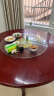 京居 餐桌转盘 钢化玻璃转盘桌面 圆桌餐桌饭桌圆台面酒店圆桌转台 金沙90圆（88*88cm） 实拍图