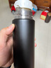 膳魔师（THERMOS）FFM保温杯不锈钢 高颜值直筒身男女学生水杯户外办公轻保温杯送礼 麻砂黑 FFM-501(MTBK) 实拍图