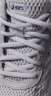 亚瑟士ASICS男鞋网面跑步鞋缓震跑鞋透气舒适运动鞋 GEL-FLUX 4 【YH】 灰色/黑色 40.5 实拍图