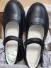 牧童牛童鞋女童黑色皮鞋真皮儿童表演出鞋学生单鞋礼仪花童校鞋牛皮软底 650-4黑色(简约经典款) 38 内长24CM 实拍图