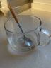 乐美雅 Luminarc玻璃杯耐热牛奶杯马克杯微波炉用早餐杯麦片杯茶杯水杯 罗凯500ml+木柄勺 实拍图