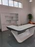 福锦（FUJIN） 科技感老板桌总裁桌白色烤漆办公桌时尚创意桌办公室办公大班台 1.8米右侧柜(整装不可拆) 晒单实拍图