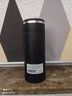 象印（ZO JIRUSHI） 保温杯304不锈钢真空保温保冷杯带滤网泡茶水杯子 JTE34-BA黑色 340ml 实拍图