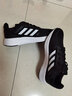 阿迪达斯（adidas）男鞋运动鞋 25秋新款低帮缓震耐磨休闲鞋轻便透气网面时尚跑步鞋 0350/经典黑白/时尚小椰子 40 （内长245mm） 实拍图