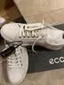 爱步（ECCO）牛皮休闲鞋小白鞋 柔酷7号430003 01007白色 39送女友礼物 实拍图