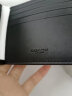 蔻驰（COACH）男士短款钱包PVC黑灰色F66551QBMI5 实拍图