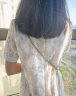 皮尔卡丹（pierre cardin）2024夏季新款优雅气质蕾丝连衣裙韩版时尚修身显瘦直筒宽松裙子 白色 M-95-105斤 晒单实拍图