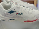 斐乐（FILA）男鞋跑步鞋轻便运动鞋情侣款男女透气慢跑鞋老爹鞋男子休闲鞋 微白/火红-WR 41 实拍图