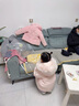 戴维贝拉（DAVE＆BELLA）冬季女童羽绒服中长款儿童三防外套加厚女孩上衣冬装中大童衣服 粉色 130 cm（建议身高120-130cm） 实拍图