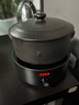 创颐 陶瓷煮茶器蒸茶器泡茶养生煎药烧水壶带盖电陶炉茶具套装蒸茶煮茶壶 竹节陶瓷煮茶器+旋钮黑电陶炉(送礼品) 实拍图