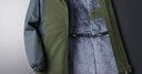 VACK秋冬棉衣男士加绒棉服冬季外套冬天衣服棉袄冬装中老年人爸爸男装 军绿(加绒) 3XL 150-165斤 实拍图