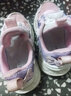 ABC KIDS童鞋女童鞋2025秋季新款儿童运动鞋秋款网面儿童鞋子旋转纽扣跑鞋 双网秋款藤萝紫 27 实拍图