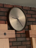 纳什客厅挂钟创意电波钟表现代简约轻奢2024新款餐厅时钟挂墙高档挂表 16英寸（刻度款） 实拍图