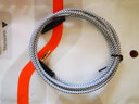 CABLE CREATION一绳车载AUX音频线3.5mm公对母耳机延长线带麦克风立体声手机平板电脑DVD接耳机音响箱加长连接线 黑色弯头+四阶 0.9米 实拍图