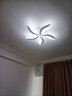 富丹娜 灯具套餐吸顶灯组合后现代客厅灯三室两厅简约全屋大气奶油风风 套餐16 无极白框三室两厅包安装 实拍图