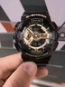 卡西欧（CASIO）【手表礼物】男手表G-SHOCK黑武士悟空黑金潮流时尚运动电子表 GA-110GB-1A经典黑金-人气推荐 实拍图