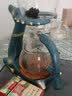 正扬磁吸玻璃自动茶具套装家用耐热创意功夫懒人泡茶器办公会客小套 一鹿高升(自动天蓝)-单主机 实拍图