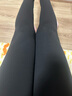 莫代尔鲨鱼皮打底裤女外穿秋冬季紧身高腰秋季瑜伽裤防掉档提臀塑形 冬季-【中厚绒】黑色 M 码（96-110斤） 实拍图