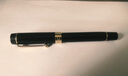 金豪（Jinhao） 钢笔世纪100系列18K镀金高端签字笔男士女士高档精致商务办公成人学生书法练字专用可换墨囊礼物 暗夜黑【礼盒装】+墨水 F：0.5mm 实拍图