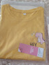 欧妤短袖t恤女2025夏季女装新款韩版宽松休闲体恤女上衣打底衫 奶白色嗨小兔+黄色晚安龙 L 建议100-110斤 实拍图