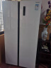 松下（Panasonic）冰箱632升大容量冰箱双开门冰箱1级能效白色玻璃风冷无霜家用冰箱优选NR-EW63WPA-W 实拍图