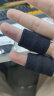 LAC篮球排球指关节护指套 运动护具防滑弹力绷带护手指套 黑色10只装 晒单实拍图