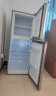 双鹿（SONLU） 136升 双门冰箱 小冰箱小型办公室 宿舍出租房 迷你家用节能低音 电冰箱 二门 小户型冷藏冷冻 实拍图
