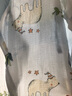 全棉时代纯棉新生婴儿连体衣服新款抗菌纱布宝宝春夏满月服和袍 云中游乐园【四季款】 90cm （1-2岁） 实拍图