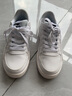 李宁板鞋男鞋运动鞋子男秋季皮面小白鞋潮流男鞋防泼水空军休闲鞋 标准白 41 实拍图