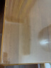 饰屋（civil）桌布防水防油透明桌垫软玻璃桌面垫餐桌垫pvc茶几垫台面垫水晶板 无味咖色磨砂2.0mm 食品级/足厚 60*100cm 实拍图