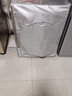 韫色 滚筒洗衣机罩防水防晒加厚全自动滚筒波轮上开盖防护套 滚筒（银色简约） 加大码XL（10-12公斤） 实拍图
