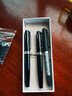 英雄（HERO） 钢笔382美工笔弯头笔成人商务办公学生书写练字用硬笔书法艺术手绘钢笔送礼墨水笔刻字 丽雅黑（对笔-精装礼盒） 直尖钢笔0.5mm+弯尖美工1.0mm 实拍图