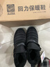 回力女鞋冬季棉鞋女保暖鞋加厚加绒妈妈鞋高帮防水雪地靴女 黑色 37 实拍图