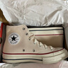 匡威（Converse）1970s帆布鞋经典三星标男女鞋休闲时尚百搭运动鞋162050C 162053C 米白色【高帮1970s】 36.5 实拍图