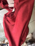 艾梵斯贝夏季新款美式重磅潮牌麂皮绒坎肩无袖男士背心情侣高品质烧花背心 酒红色 2XL 晒单实拍图
