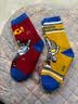 ULTRAMAN奥特曼儿童袜子秋冬加厚毛圈中筒袜男孩棉袜AHM3023四双 16-18cm 实拍图