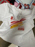 真维斯女童夏季短袖2025新款时尚T恤儿童上衣纯棉体恤衫女孩童装 【夏季短袖】白色TYF4 150 实拍图