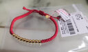 六福珠宝 足金编织款金珠黄金转运珠儿童可拉伸手绳串珠 计价 B01TBGB0092 1.33克(含工费390元)磨砂 实拍图