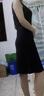 娴柔黑色无袖背心连衣裙女外穿内搭打底修身中长款吊带a字版长裙 黑色 (a裙) M 实拍图