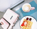 摩飞电器（Morphyrichards） 轻食烹饪机家用早餐机 三明治机 电饼铛华夫饼机MR9086 粉色全套 实拍图