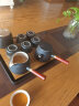豪峰 整套汝窑开片功夫茶具套装家用茶壶瓷石实木茶托盘茶台茶道配件 实拍图