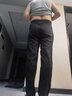 花花公子【两条装】休闲裤男士冰丝夏季薄款休闲运动裤男弹力直筒长裤子 黑色+灰色【两条装】夏季薄款 XL 建议115-130斤 实拍图