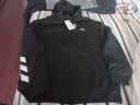adidas阿迪达斯官网男装篮球运动加绒连帽夹克外套DM7564 黑/白 A2XL 实拍图